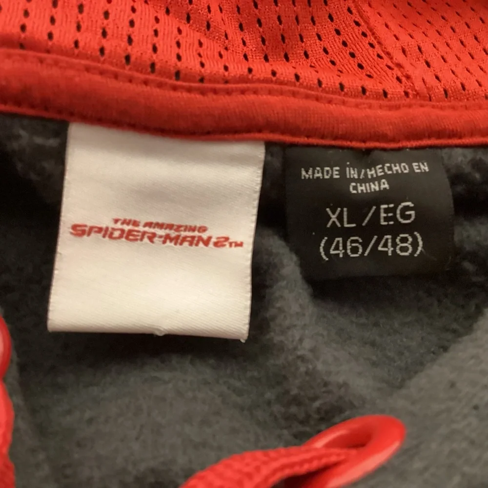 Marvel Spider-Man 2 Men’s Hoodie with large spider Size XL - Picture 7 of 10